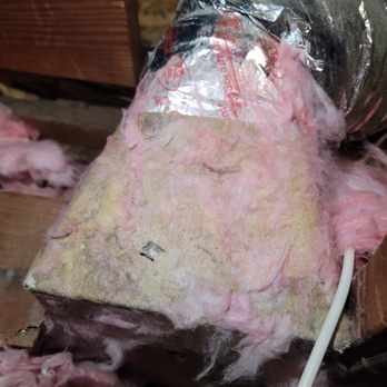 Quality Heating & Air Conditioning - asbestos lining uncapped/unsealed contaminating new ductwork - Heating & Air Conditioning/HVAC Near Me - Orange, California Quality Heating & Air Conditioning - asbestos lining uncapped/unsealed contaminating new ductwork - Heating & Air Conditioning/HVAC Near Me - Orange, California