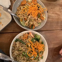Lanna Thai Restaurant - Lanna Thai Fried Rice w vegetables & chow mien w chicken