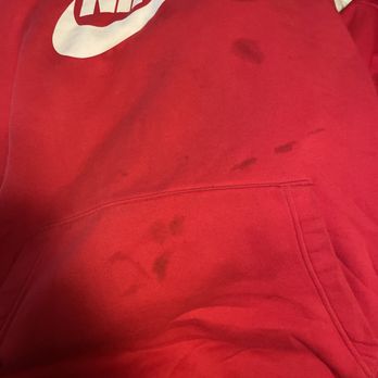 Top Hat Cleaners - Spots all over new hoodie - Dry Cleaning Near Me - Dallas, Texas Top Hat Cleaners - Spots all over new hoodie - Dry Cleaning Near Me - Dallas, Texas