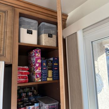 3 Day Blinds - Obstructed cabinets from vertical slider - Interior Design Near Me 3 Day Blinds - Obstructed cabinets from vertical slider - Interior Design Near Me