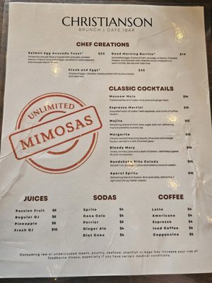 Menu photo 2 Christianson San Juan, PR