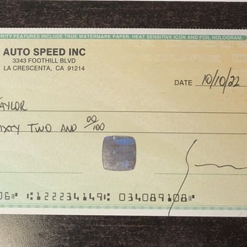 Auto Speed - Fake check - Used Car Dealers Near Me - La Crescenta-Montrose, California Auto Speed - Fake check - Used Car Dealers Near Me - La Crescenta-Montrose, California