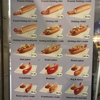 Johns Hotdog Deli - Menu - Hot Dogs Near Me - Copenhagen, 84