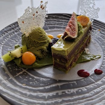 Miku - Green tea ice cream desert omg. - Japanese Near Me - Vancouver, British Columbia