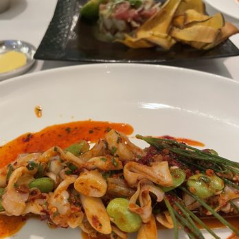 Scott's - Razor clams with bean - Seafood Near Me - London, XGL Scott's - Razor clams with bean - Seafood Near Me - London, XGL