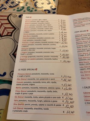 Menu photo 7 Donna Stella Amalfi, SA