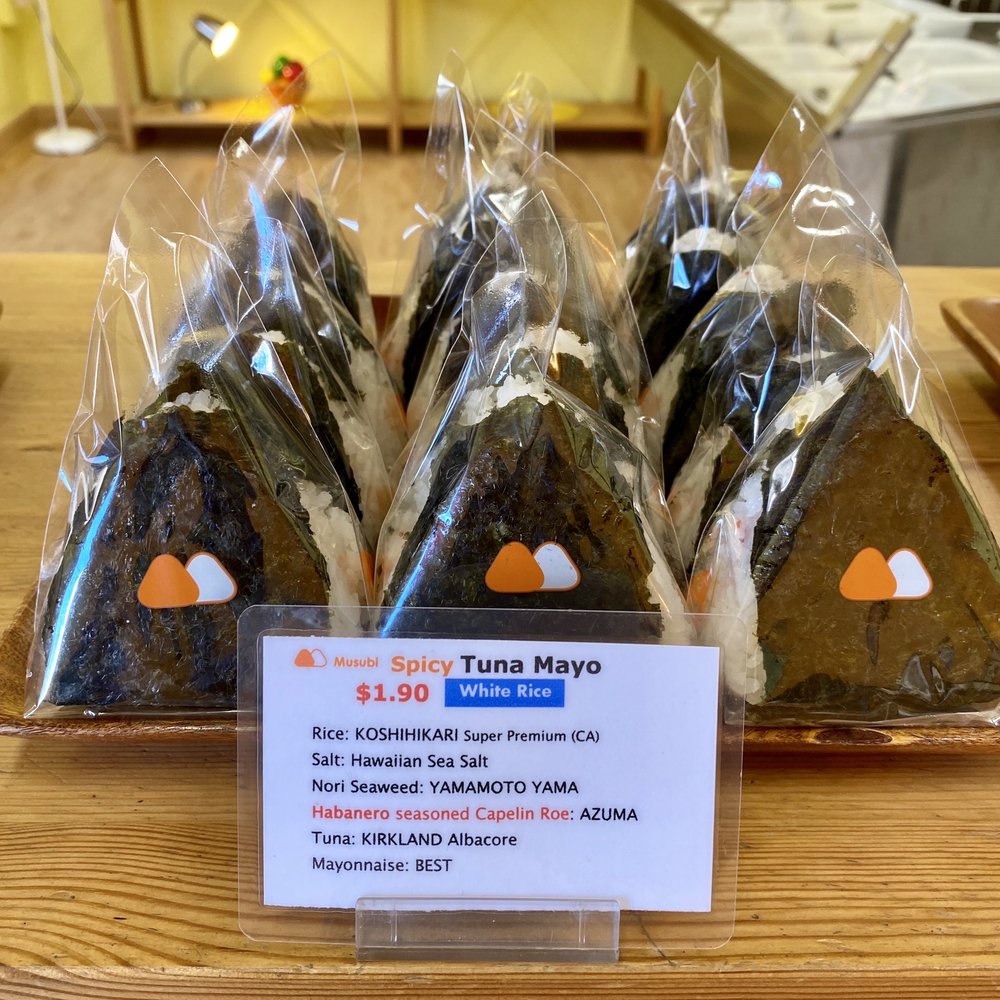 Mana Bu's - So good!! Spicy Tuna Mayo Musubi from Mana Musubi - Japanese Near Me - Honolulu, Hawaii Mana Bu's - So good!! Spicy Tuna Mayo Musubi from Mana Musubi - Japanese Near Me - Honolulu, Hawaii