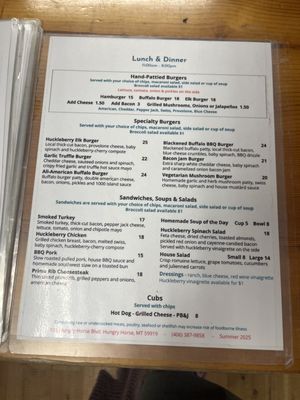 Menu photo 1 Great Bear Cafe Hungry Horse, MT