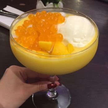 520 Dessert - Mango purée with mango, mango boba and ice cream - Desserts Near Me - Flushing, New York 520 Dessert - Mango purée with mango, mango boba and ice cream - Desserts Near Me - Flushing, New York