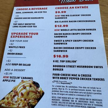 Applebee's Grill + Bar - Really big meal deal menu - Sports Bars Near Me - Sarasota, Florida Applebee's Grill + Bar - Really big meal deal menu - Sports Bars Near Me - Sarasota, Florida