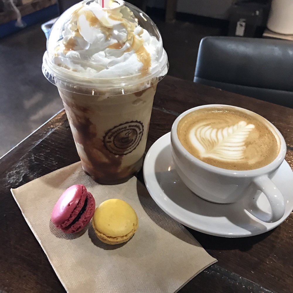 Roasting Buddies - Caramel Frappe, Capuccino and Macaroons - Coffee & Tea Near Me - Pembroke Pines, Florida Roasting Buddies - Caramel Frappe, Capuccino and Macaroons - Coffee & Tea Near Me - Pembroke Pines, Florida