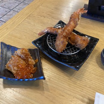 Ten no Meshi - scallop katsu with ikura, ebi fry shrimp) - Japanese Near Me - Los Angeles, California Ten no Meshi - scallop katsu with ikura, ebi fry shrimp) - Japanese Near Me - Los Angeles, California