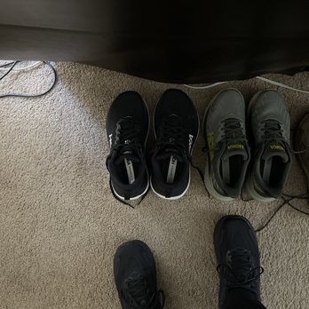 Footwear etc. - Hoka Clifton 10s (wearing), Hoka Gaviota 5s (left), Hoka Challenger ATR 7s (right) - Shoe Stores Near Me - San Carlos, California Footwear etc. - Hoka Clifton 10s (wearing), Hoka Gaviota 5s (left), Hoka Challenger ATR 7s (right) - Shoe Stores Near Me - San Carlos, California