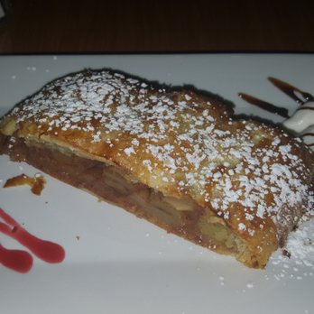 Paprika - Apple strudel [4.5 stars, $7.50] -- could've been a little sweeter, but the pastry part was unreal...perfect.  Served warm. - Czech Near Me - San Francisco, California