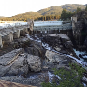 Falls Park - Summer ending low falls. - Parks Near Me - Post Falls, Idaho