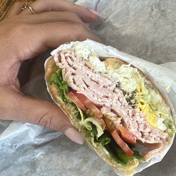 Cafe Aroma - Turkey Breakfast Sandwich - Coffee & Tea Near Me - Manteca, California Cafe Aroma - Turkey Breakfast Sandwich - Coffee & Tea Near Me - Manteca, California