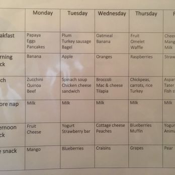 Superkidos - monthly menu: week A - Child Care & Day Care Near Me - Bethesda, Maryland Superkidos - monthly menu: week A - Child Care & Day Care Near Me - Bethesda, Maryland