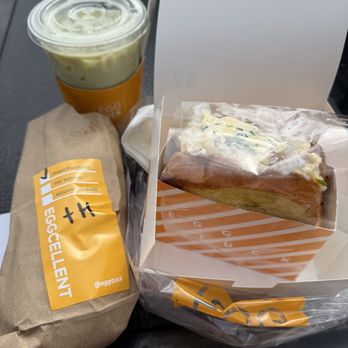 Egg Tuck - Iced Sweet Matcha Latte, breakfast burrito (add ham), ORIGINAL - CLASSIC EGG - Coffee & Tea Near Me - Artesia, California Egg Tuck - Iced Sweet Matcha Latte, breakfast burrito (add ham), ORIGINAL - CLASSIC EGG - Coffee & Tea Near Me - Artesia, California