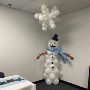 Specialgift Balloons - Snowman and Snowflake - Balloon Services Near Me