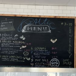 Baltic Deli - Hot food menu!