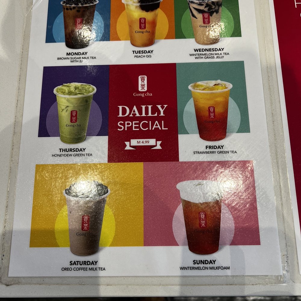 Gong Cha - Daily special - Bubble Tea Near Me - Ottawa, Ontario