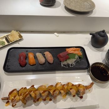 Nikko - Southlake - nigiri and sashimi lunch special  Salmon Roll - Japanese Near Me - Southlake, Texas