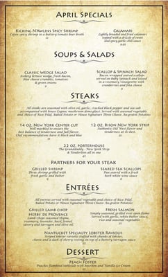 Menu photo 1 The Crown Room Albuquerque, NM