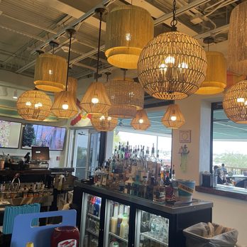 Jimmy Hulas - Love the lights over the bar - Tacos Near Me - St. Augustine, Florida