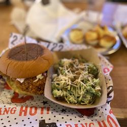 Tumble 22 - Lil' Chicken Sandwich and broccoli salad