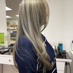 Marlenny's Full Service Salon - PLATINUM BLONDE STARRING AT $200