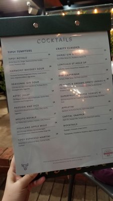 Menu photo 2 Tipsy Bull Braddon, ACT