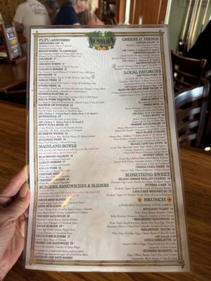 Menu photo 3 Sunsets Bar Capistrano Beach, CA