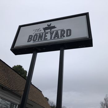 The Bone Yard - Sign - Barbeque Near Me - Siler City, North Carolina The Bone Yard - Sign - Barbeque Near Me - Siler City, North Carolina