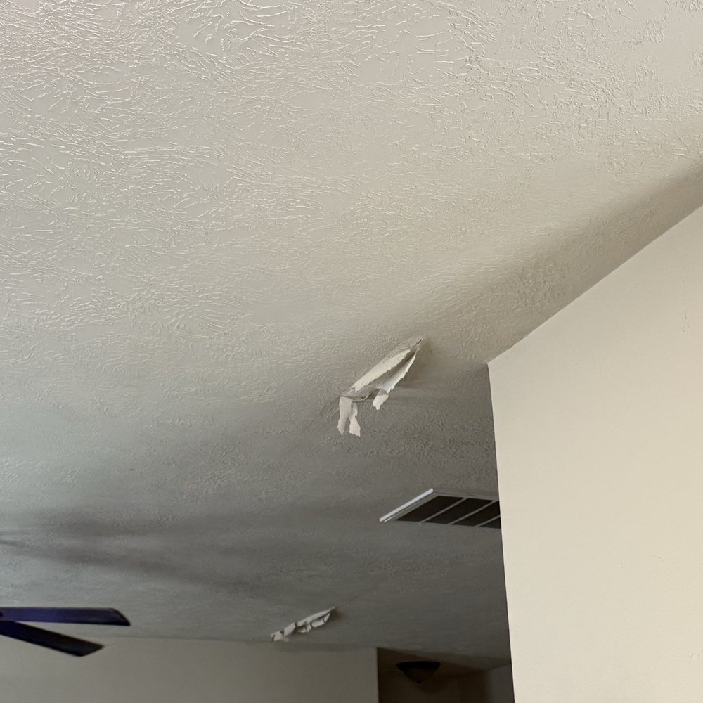 Hernandez Roofing & Siding - Original ceiling damage. - Roofing Near Me Hernandez Roofing & Siding - Original ceiling damage. - Roofing Near Me