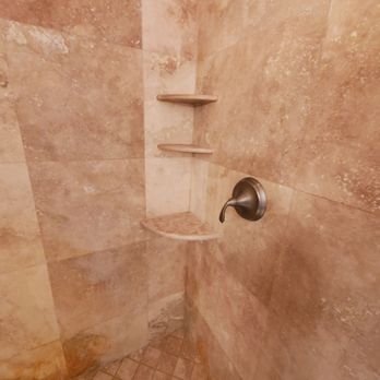 JL Tile & Stone - Removed, repaired, and replaced the shelf - good as new! - Tiling Near Me - San Bernardino, California