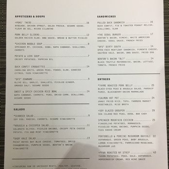 One Flew South - Menu - New American Near Me - Atlanta, Georgia One Flew South - Menu - New American Near Me - Atlanta, Georgia