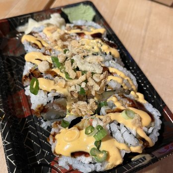 Rolled Up - Crunchy Lil Guy roll. Small & blah. Not worth $12. - Sushi Bars Near Me - Carlsbad, California Rolled Up - Crunchy Lil Guy roll. Small & blah. Not worth $12. - Sushi Bars Near Me - Carlsbad, California