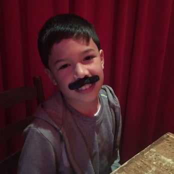 K. Pacho - my son wasnt crazy bout the mustache either can you tell? Lol - Mexican Near Me - New Hyde Park, New York