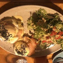 Sousto - Upside down (but very delicious!) salmon Benedict.