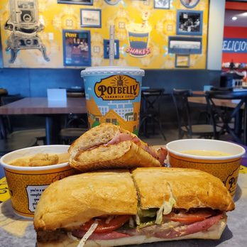 Potbelly - Sandwiches and soup in interior - Sandwiches Near Me - Wilmington, North Carolina