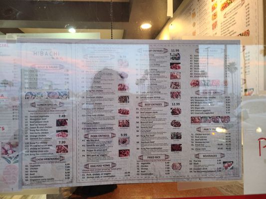 Menu photo 6 Express Hibachi Las Vegas, NV