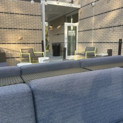 Brew Pointe - Comfy couches on the back patio