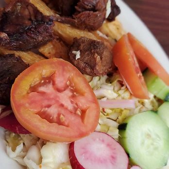 Jalapenos Restaurant - Fried yucca was all I took from this plate - Salvadoran Near Me - Fairfield, California