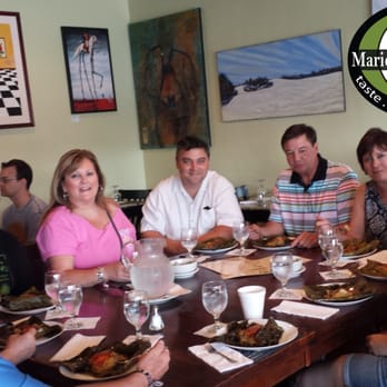 Marietta Food Tours - A fun group of 10 people at Kiosco Colombian restaurant - Food Tours Near Me - Marietta, Georgia Marietta Food Tours - A fun group of 10 people at Kiosco Colombian restaurant - Food Tours Near Me - Marietta, Georgia
