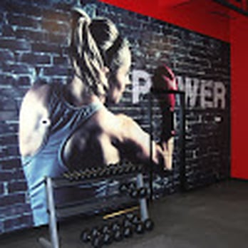 Wrapz - Title Boxing Power Girl Wall Graphics - Auto Customization Near Me - New Castle, Delaware Wrapz - Title Boxing Power Girl Wall Graphics - Auto Customization Near Me - New Castle, Delaware