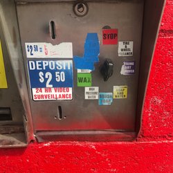 Car Wash - Some functions blocked out on selector.