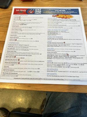 Menu photo 1 Mr Bill's Fresh Seafood Lancaster, PA Menu photo 1 Mr Bill's Fresh Seafood Lancaster, PA
