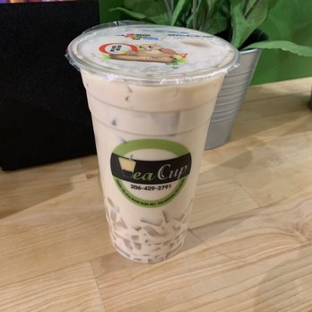 TeaCup - Passion fruit milk tea - Bubble Tea Near Me - Des Moines, Washington TeaCup - Passion fruit milk tea - Bubble Tea Near Me - Des Moines, Washington