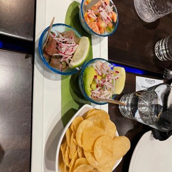 Flights - Ceviche Flight - New American Near Me - Las Vegas, Nevada