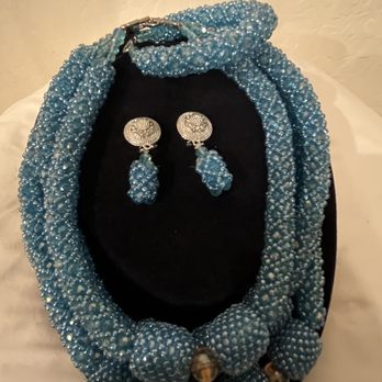 Lola's African Variety Store - blue beaded jewelry - Accessories Near Me - Phoenix, Arizona